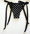 Polka Dot DELUXE Padded Bikini - Black + White