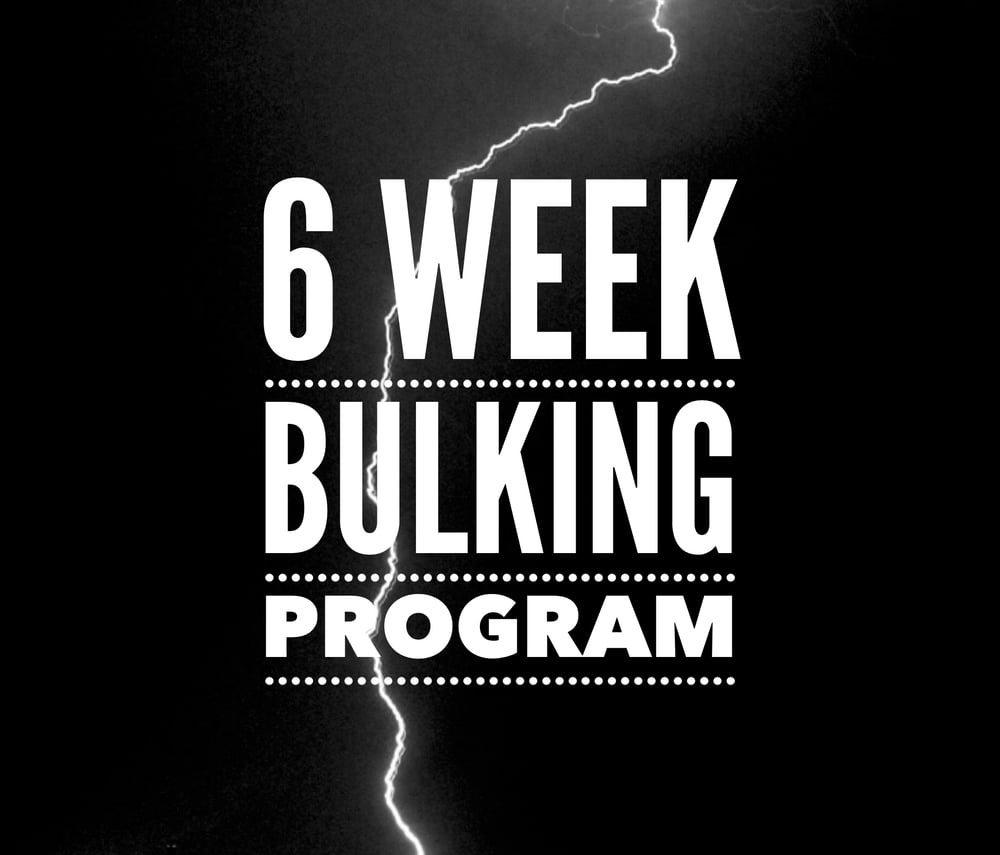 Image of 6 Week Bulking Program 