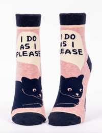 Image 1 of I Do As I Please Ankle Socks