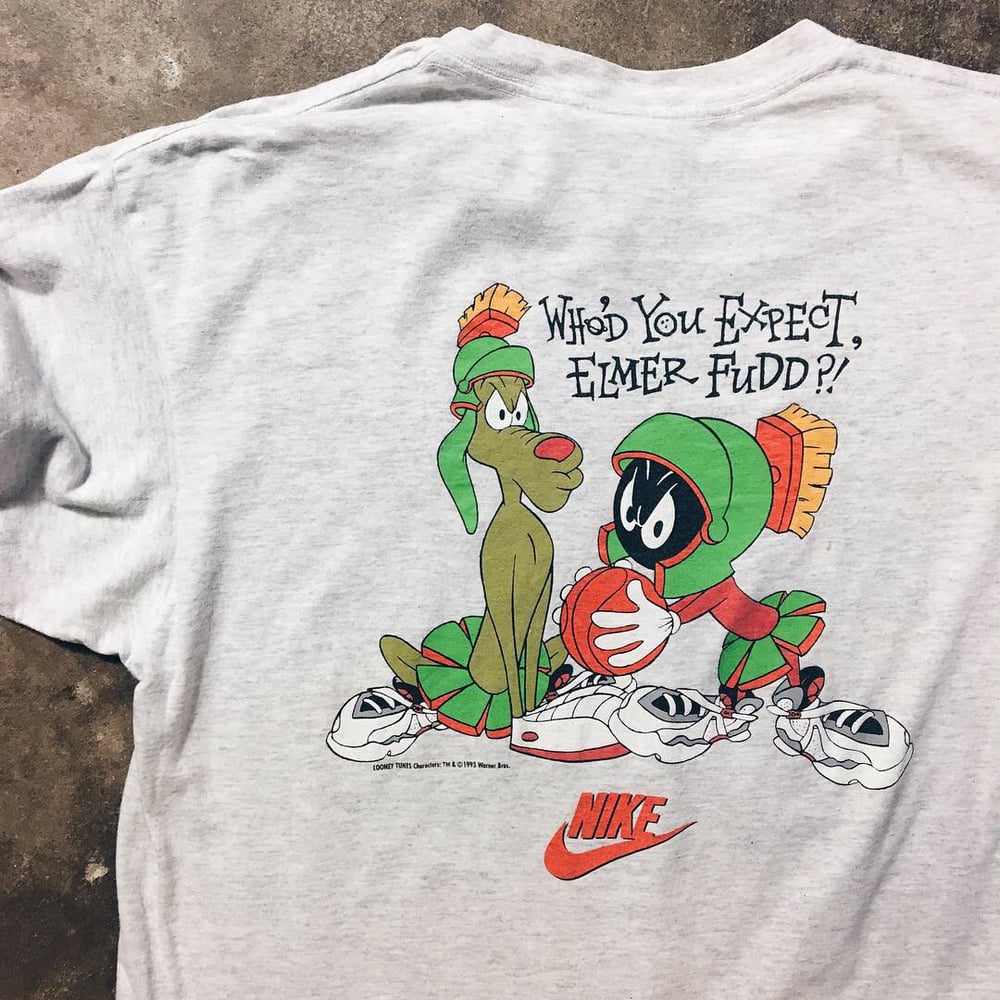 Image of Original 1993 Nike Air Jordan Warner Bros Space Jam Tee.