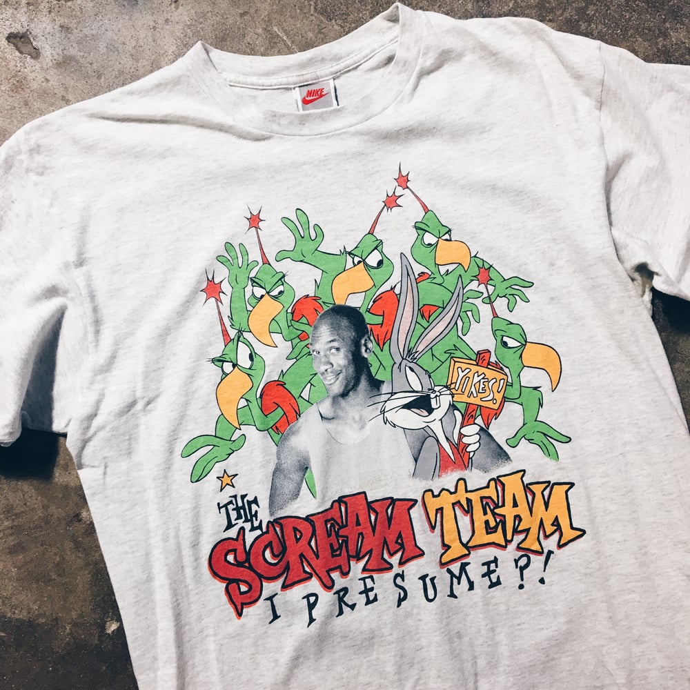 Image of Original 1993 Nike Air Jordan Warner Bros Space Jam Tee.