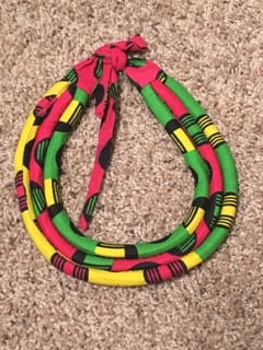 Image of 3 Step Fabric Necklace