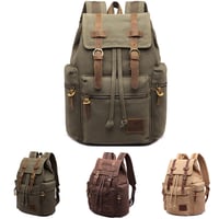 Vintage Retro Canvas Backpack