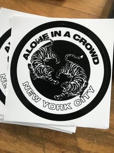 Image of Alone In A Crowd 3” sticker