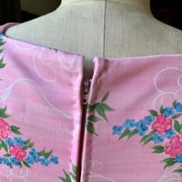 Image 7 of Boho Pink Floral Maxi Dress Medium