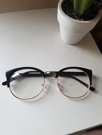 Image 3 of Half frame clear lense glasses 