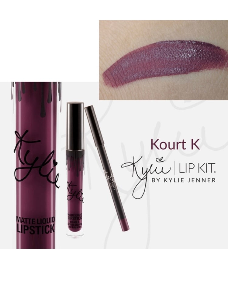 Image of Kylie lip kit kourt k 