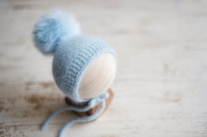 Image of {ANGORA} Special Bonnet + Faux Fur Pom Pom