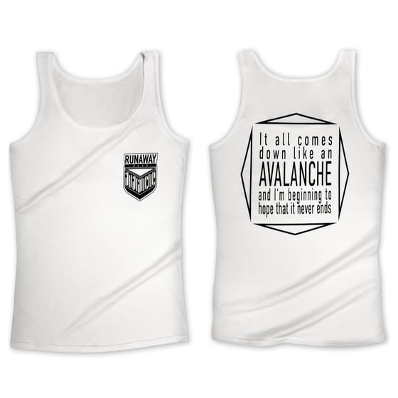 Image of Tanktop „ AVALANCHE“ white