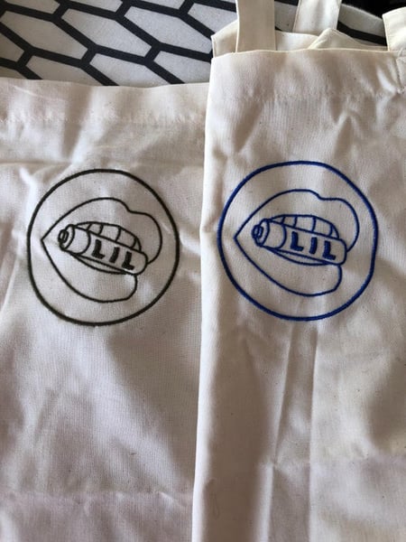 Image of EMBROIDERED TOTE BAG