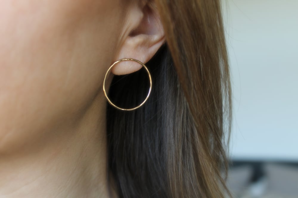 Image of Open Circle Studs