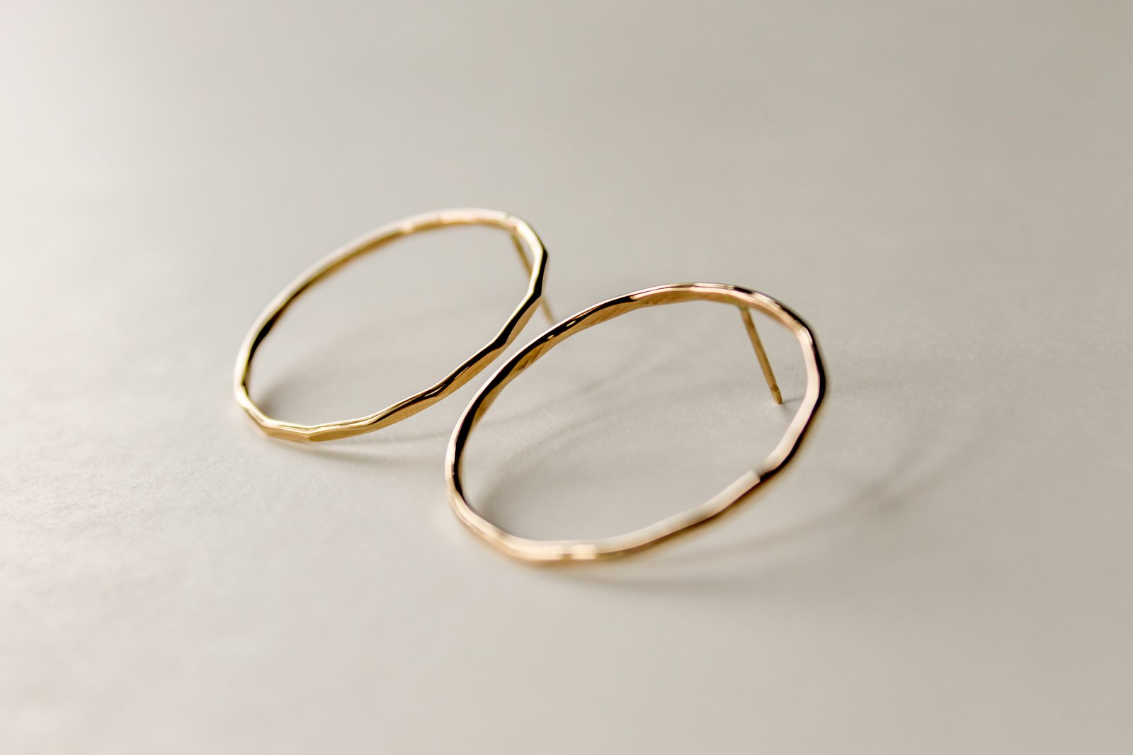 Open Circle Studs / Nikki Smith Jewelry