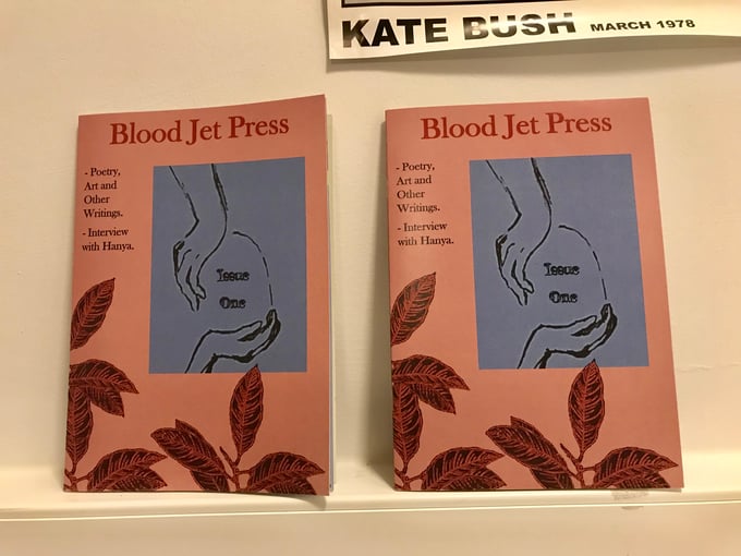 Image of Blood Jet Press Zine Issue One 