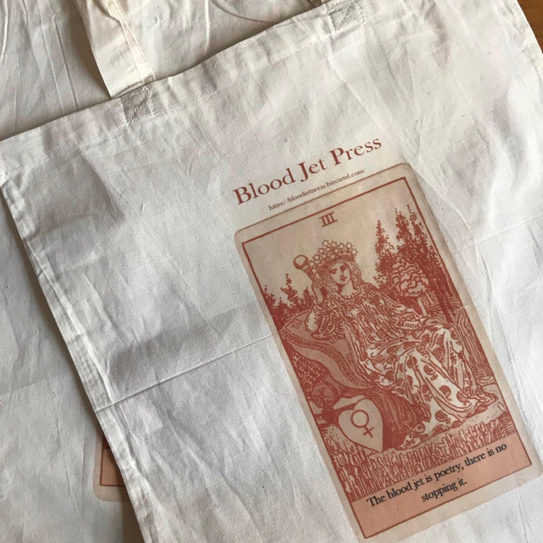 Image of Blood Jet Press Tote Bag 