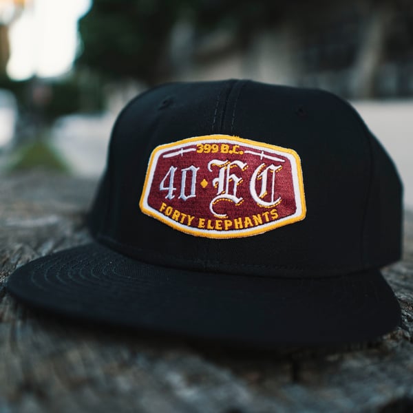 Image of 40EC Snapback Black