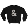Dog & Mountain Black Crewneck Sweatshirt