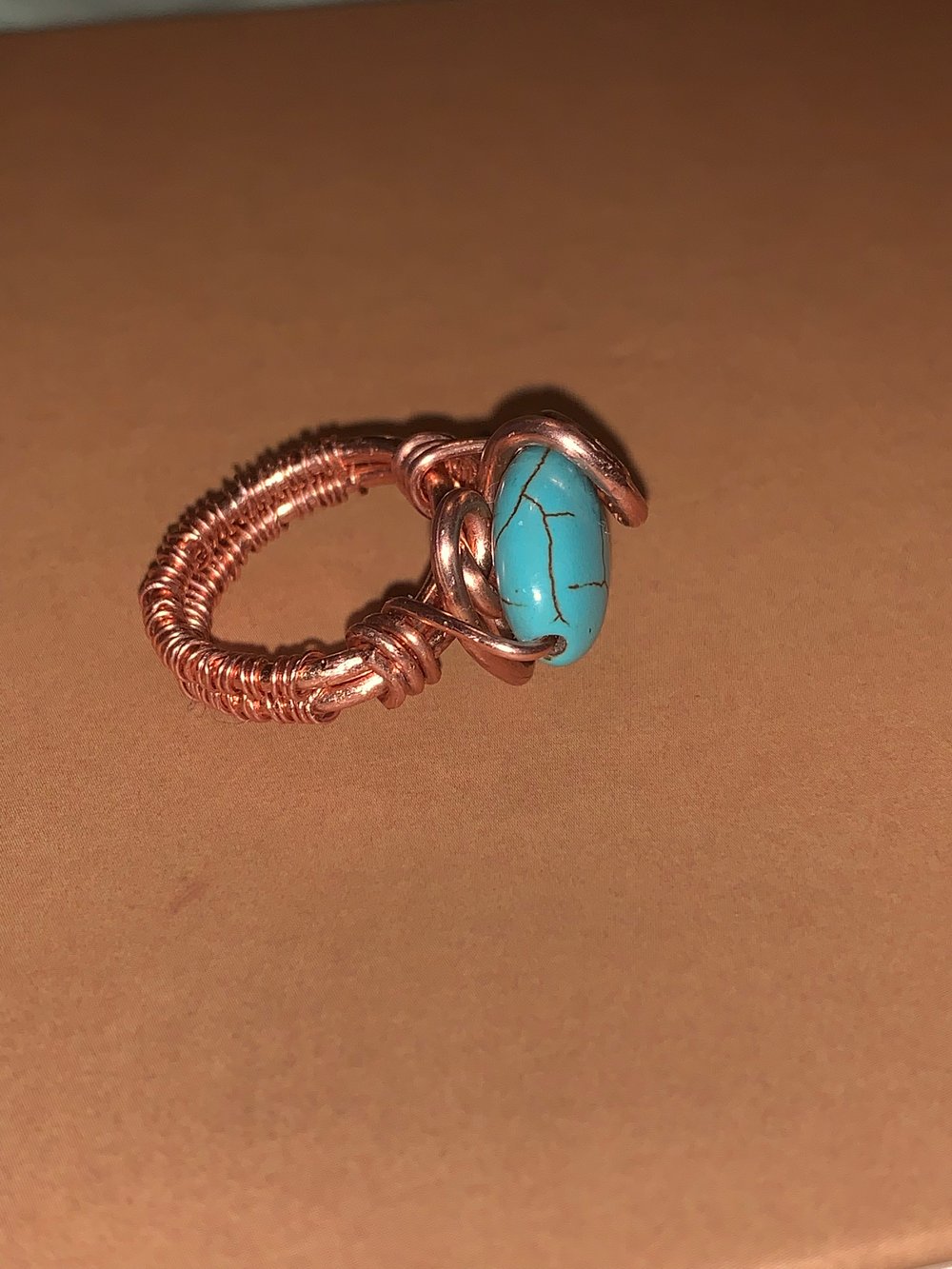 Image of Turquoise pinky ring