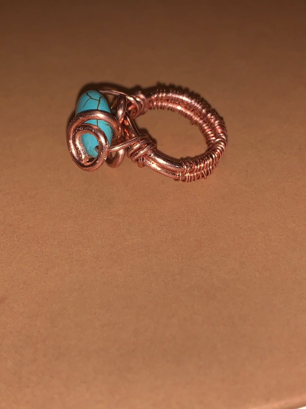 Image of Turquoise pinky ring