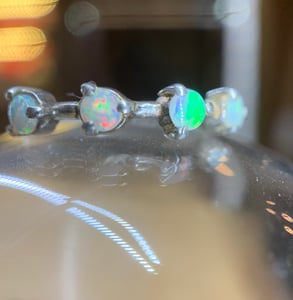 Image of Helix Ring - Opals