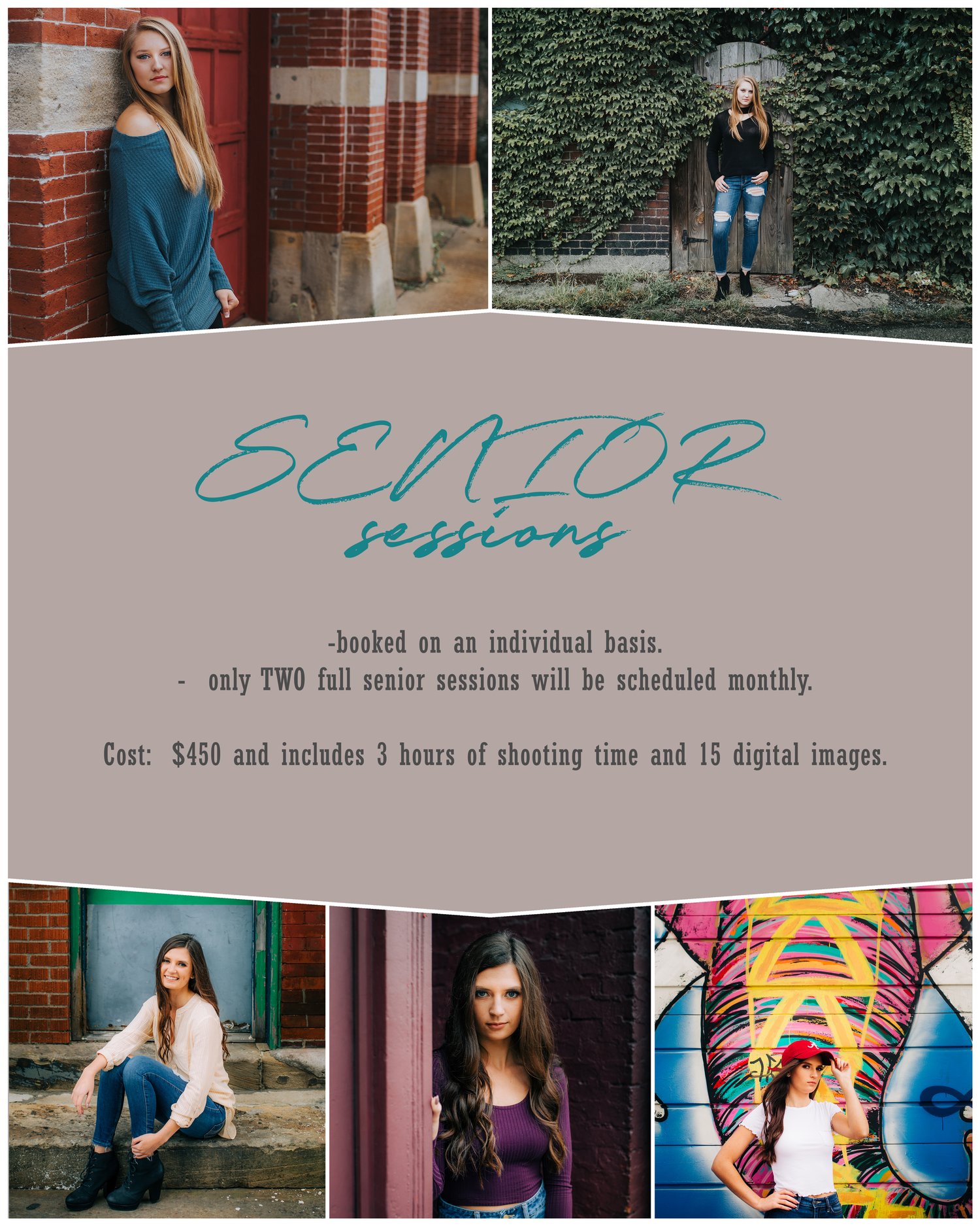 Image of Traditional Senior Sessions OR a simply FUN session!