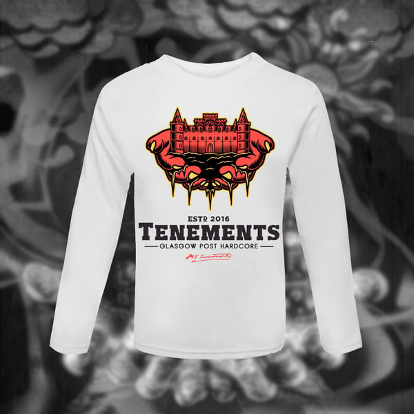 Image of Tennent-ments White Longsleeve T-shirt + Digital Download