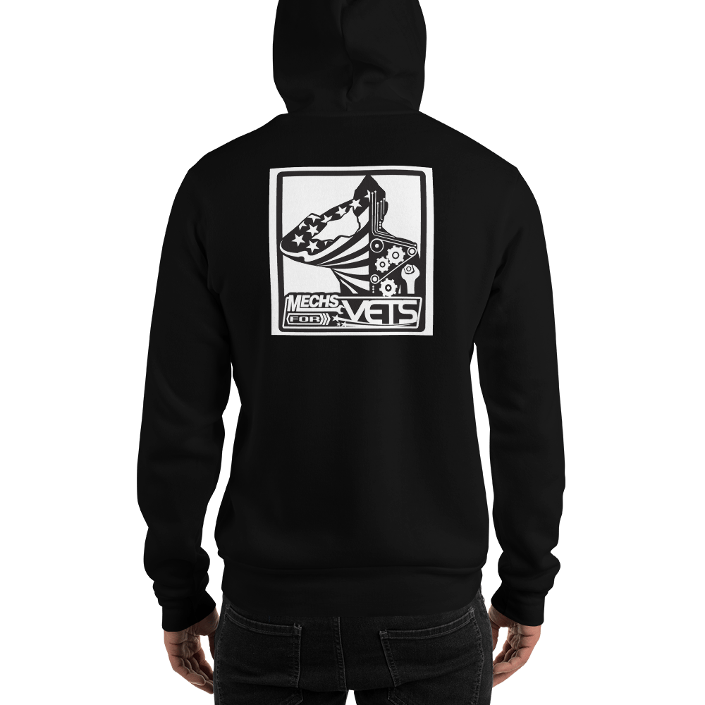 Image of Mechs For Vets Hoodie (Black)