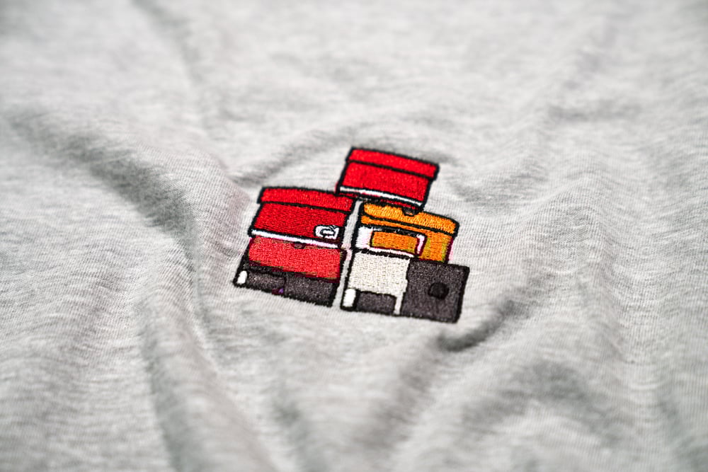 Simply Stacked Tee (Grey)