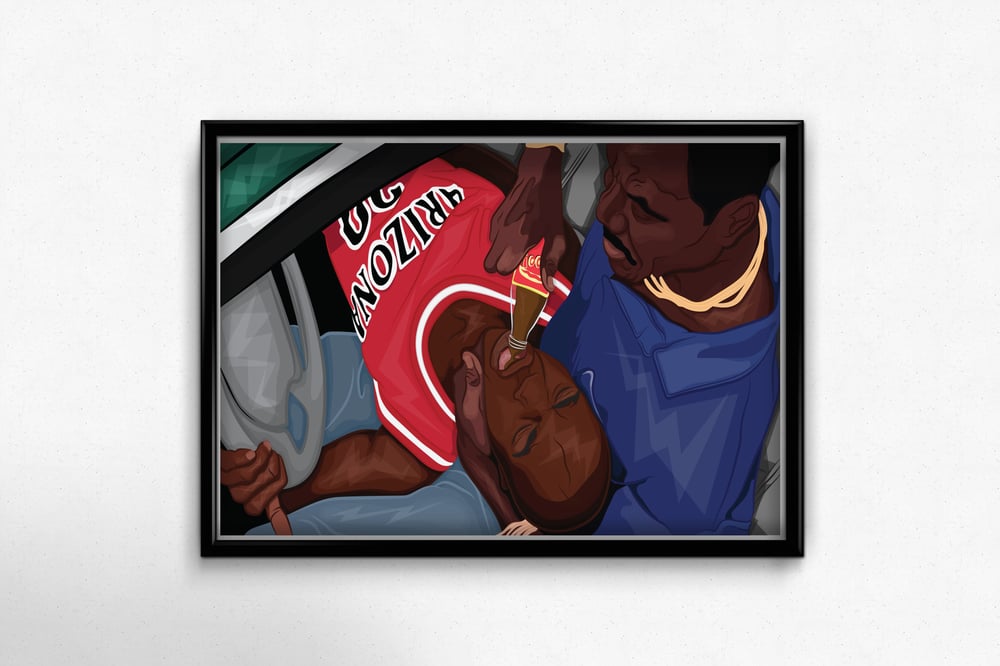 Image of Strike & Rodney Clockers Inspired "Been Clockin" Art Print 13 x 19