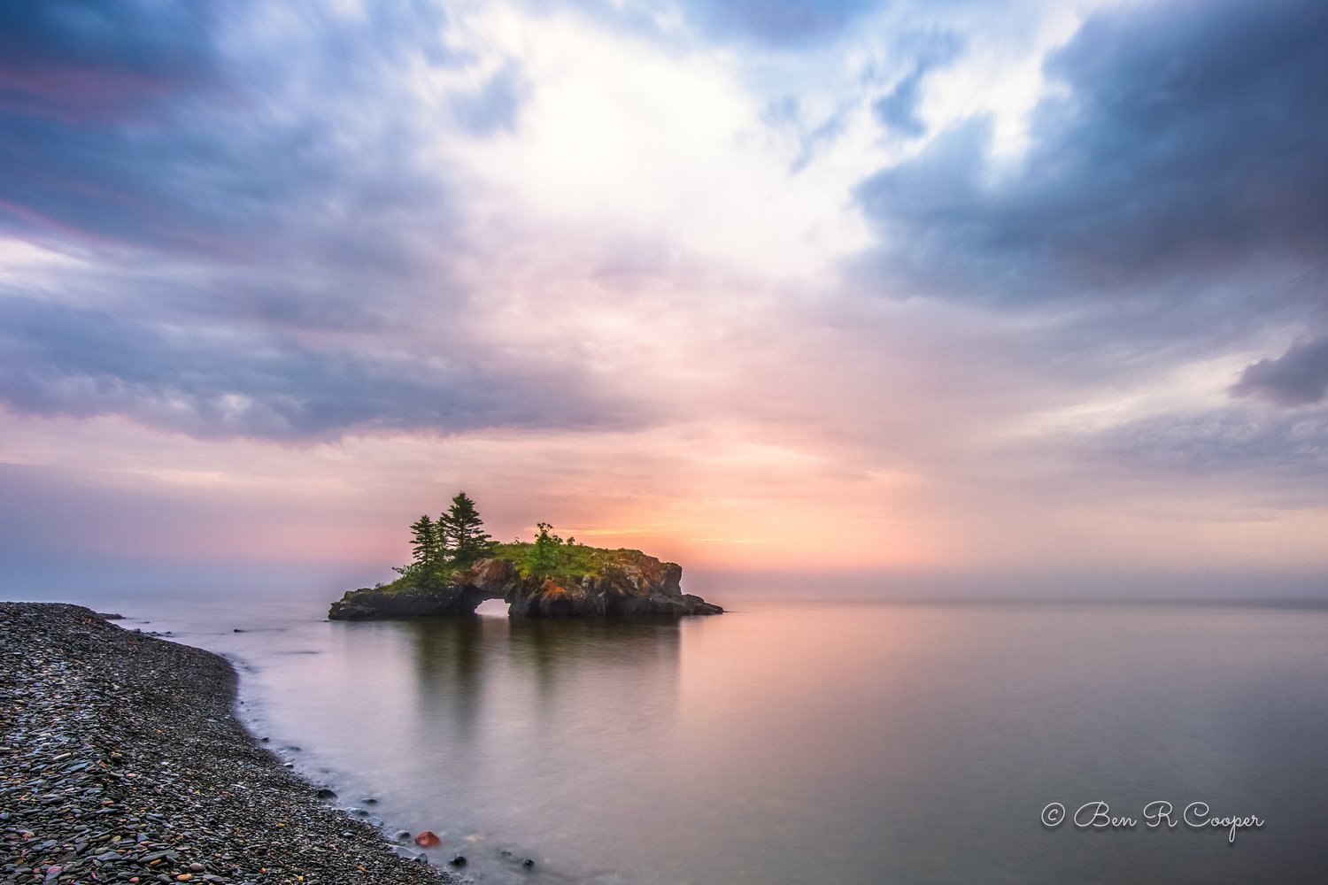 Sunrise at Hollow Rock