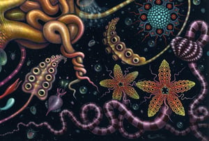 Image of CEPHALOPODS - 20 x 24" Signed Edition