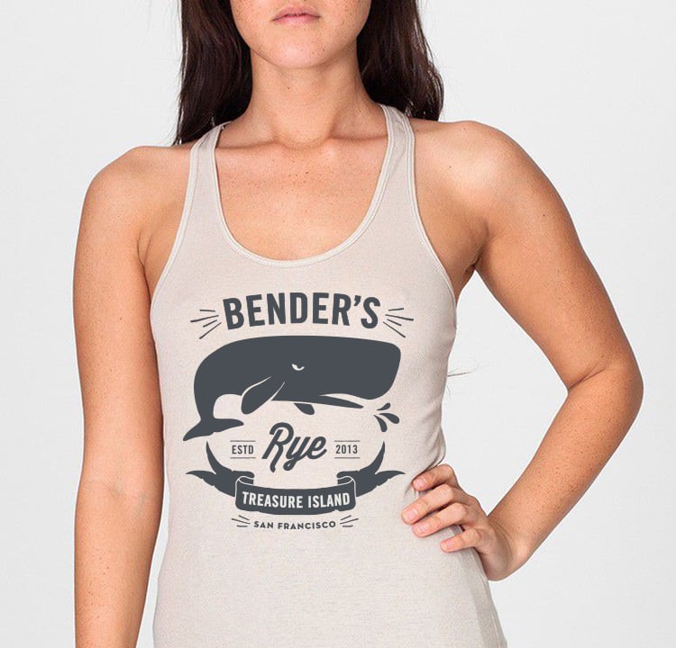 Image of Bender's Tri-Blend Racerback Tank-Top