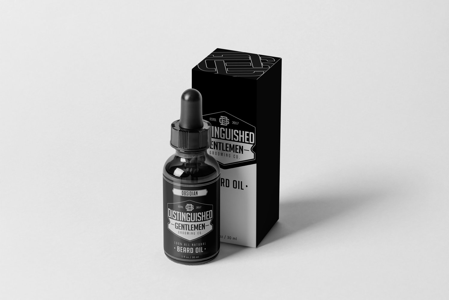 Image of OBSIDIAN BEARD OIL (1 fl. oz.)