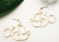 Trendy Mouse Earrings  Sale Price $9.99   Original Price $19.99