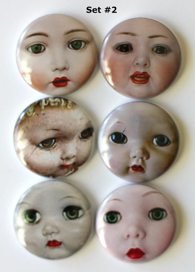 Vintage Doll faces DL.ART