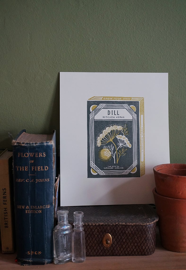 Image of February Print - Dill