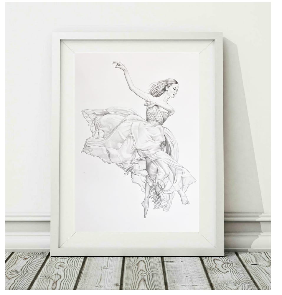 Image of The Art of Movement - NYC DANCE PROJECT - Original illustration A3