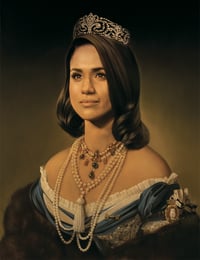 'Meghan Markle' 16" X 20" Archival Print