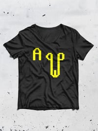 Aqpw Unisex Tee - Black / Yellow