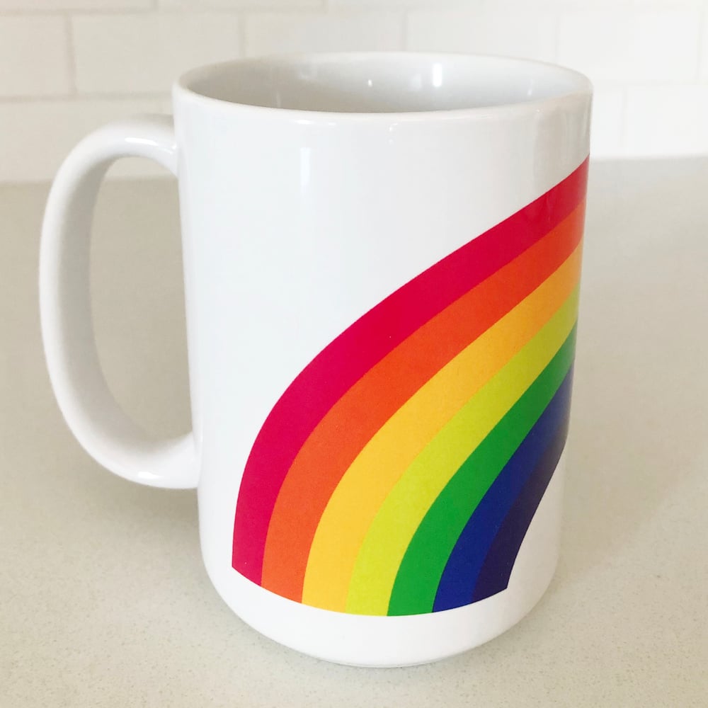 Image of Red Rainbow Mug