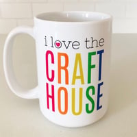 Image 1 of i love the CRAFT HOUSE mug