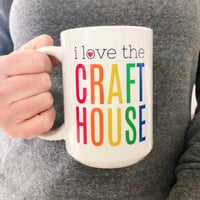 Image 2 of i love the CRAFT HOUSE mug