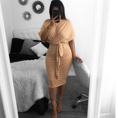 Image of Twist bow tie dress