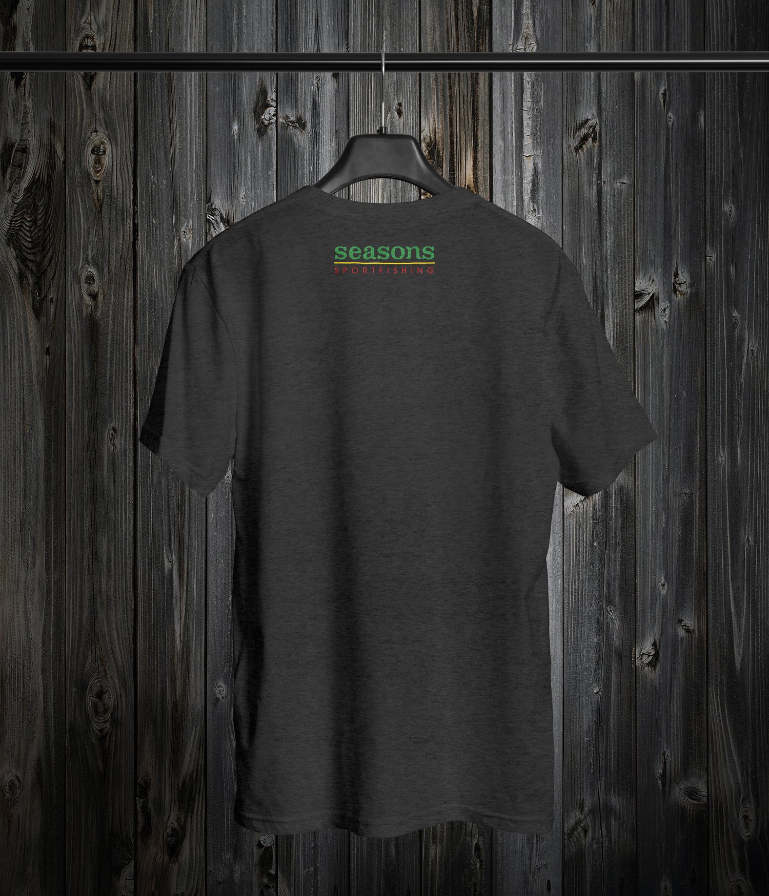 Image of SEASONS - ASH - RASTA SONAR SCHOOL (LARGE HIT ON THE FRONT AND LOGO SMALL ON BACK)