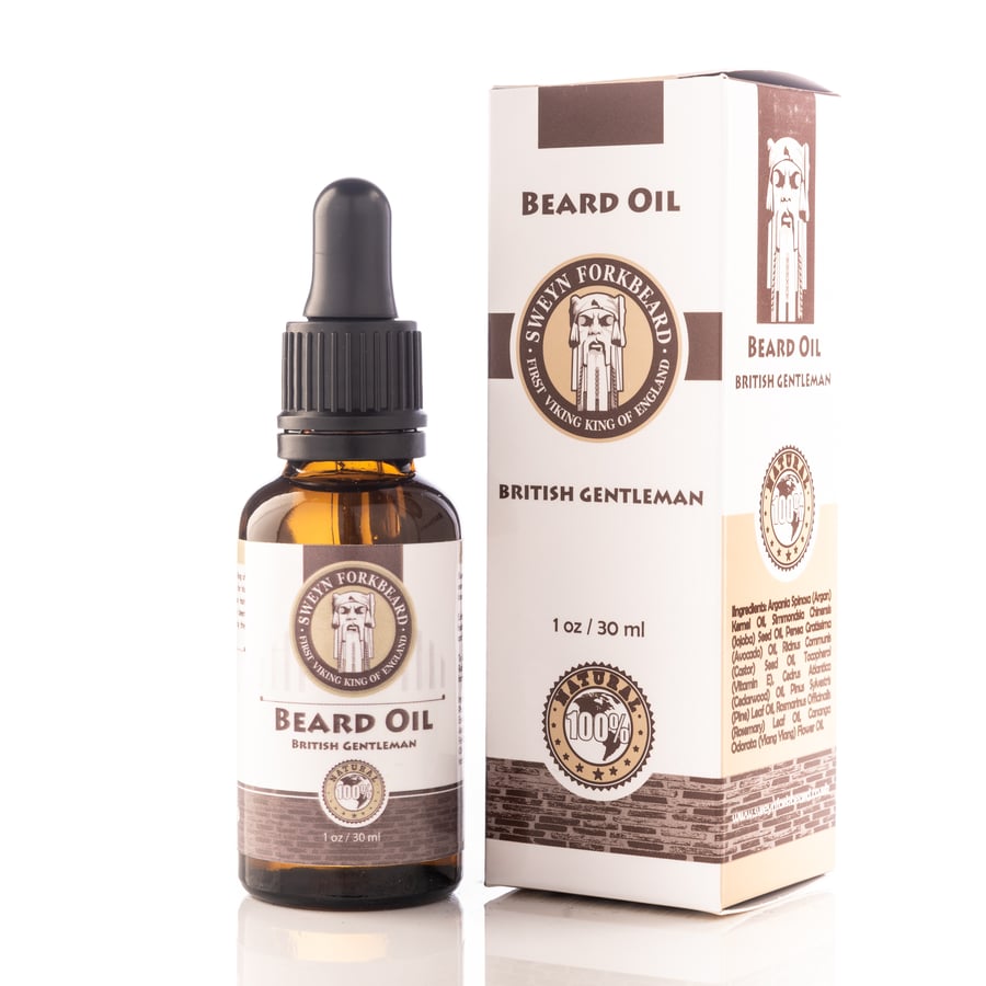 Image of Beard Oil British Gentleman 30 ml/1 oz
