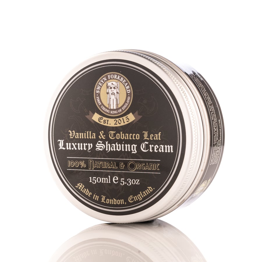 Image of Luxury Shaving Cream Vanilla & Tobacco Leaf 150ml / 5.3oz
