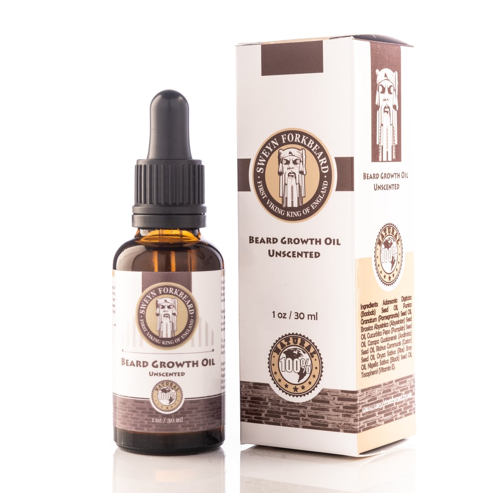 Image of Beard Growth Oil Unscented 30ml / 1oz