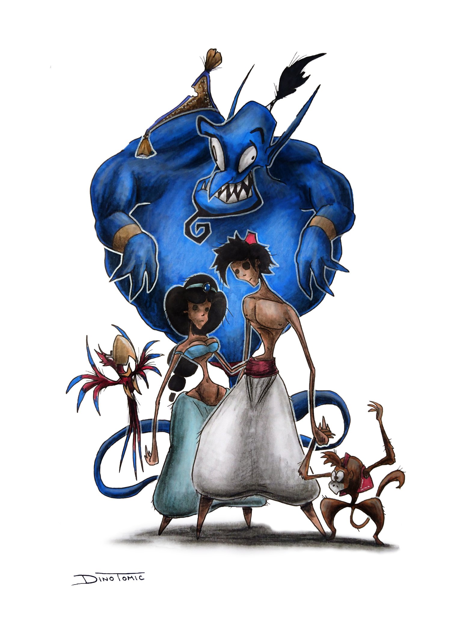 Image of #6 Aladdin Creepyfied