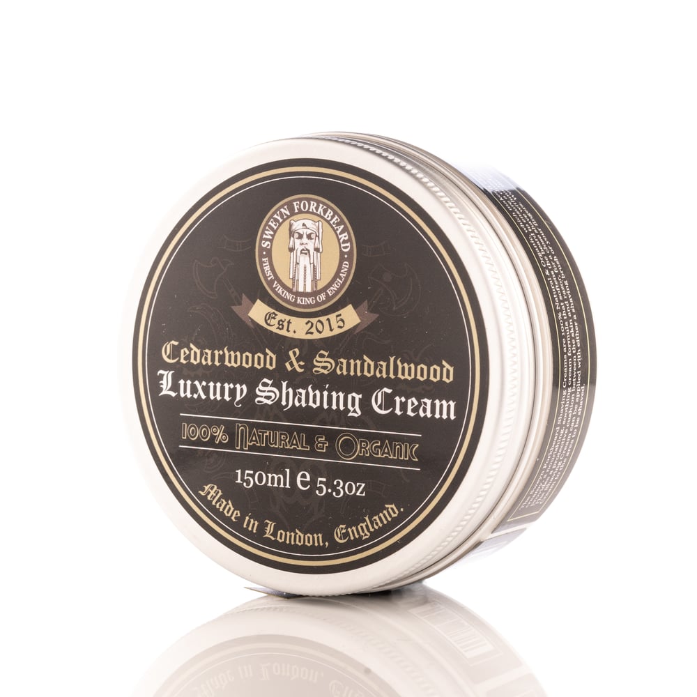 Image of Luxury Shaving Cream Cedarwood & Sandalwood 150ml / 5.3oz