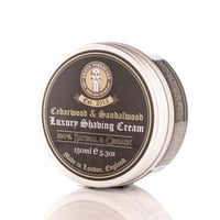Image 1 of Luxury Shaving Cream Cedarwood & Sandalwood 150ml / 5.3oz