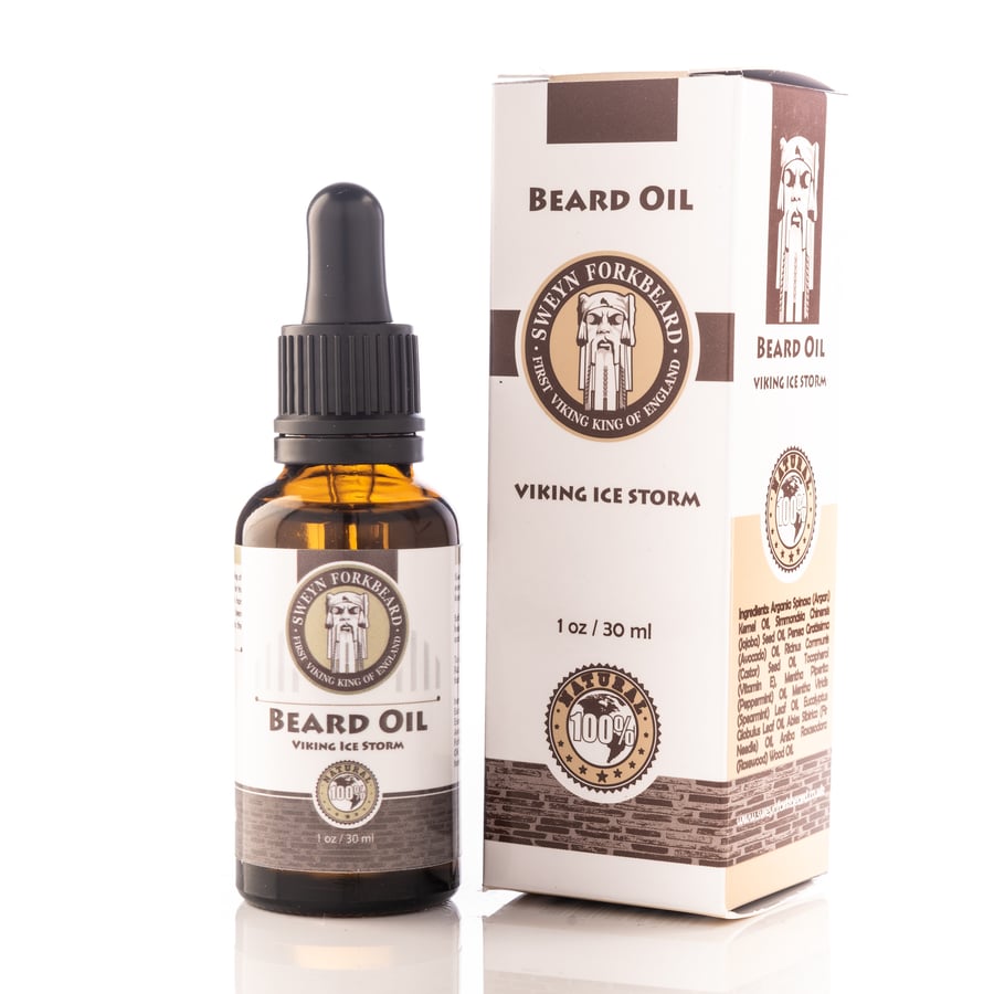 Image of Beard Oil Viking Ice Storm 30 ml/1 oz 